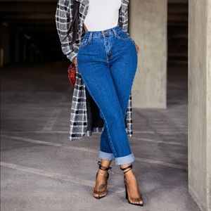 Dark Denim Mom Jeans